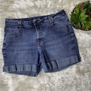 VSK JEANS Blue Stretch Denim Shorts